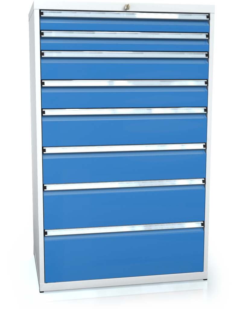 Drawer cabinet 1373 x 860 x 600 - 8x drawers